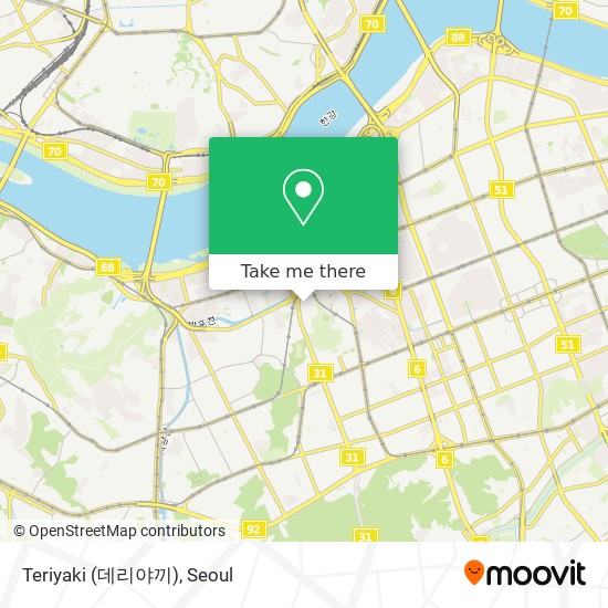 Teriyaki (데리야끼) map