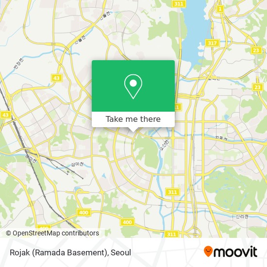 Rojak (Ramada Basement) map