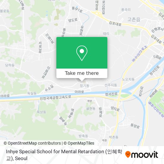 Inhye Special School for Mental Retardation (인혜학교) map