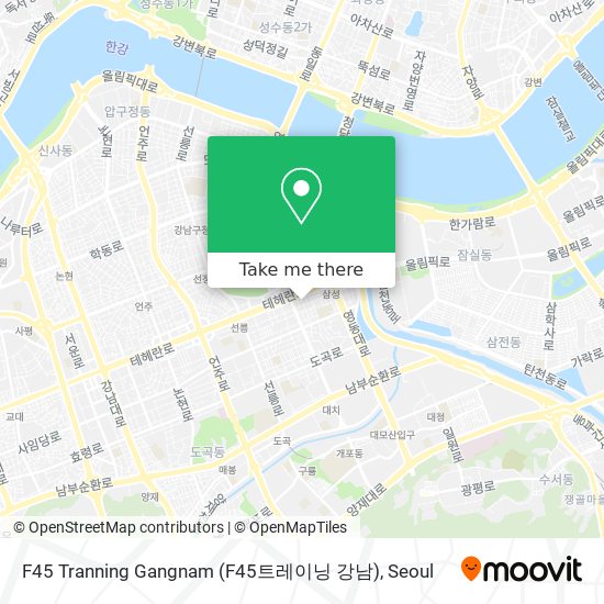 F45 Tranning Gangnam (F45트레이닝 강남) map