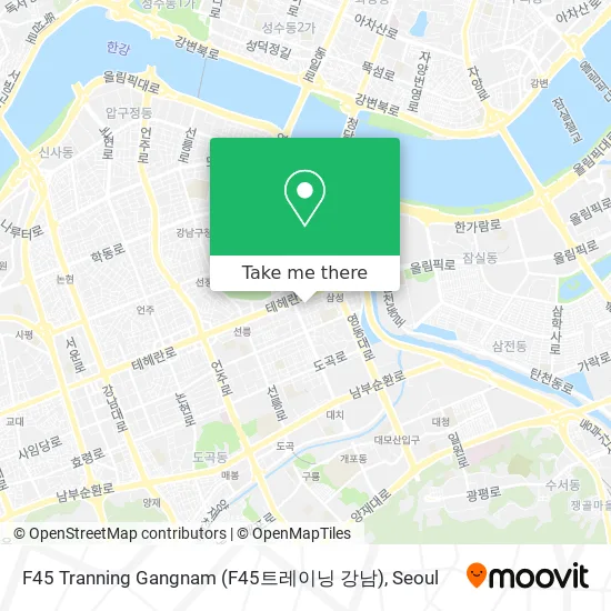 F45 Tranning Gangnam (F45트레이닝 강남) map