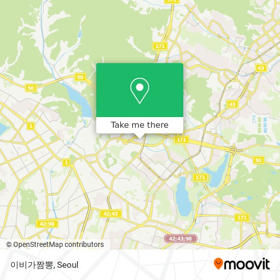 How to get to 이비가짬뽕 in 수원시, 경기도 by Bus or Subway | Moovit