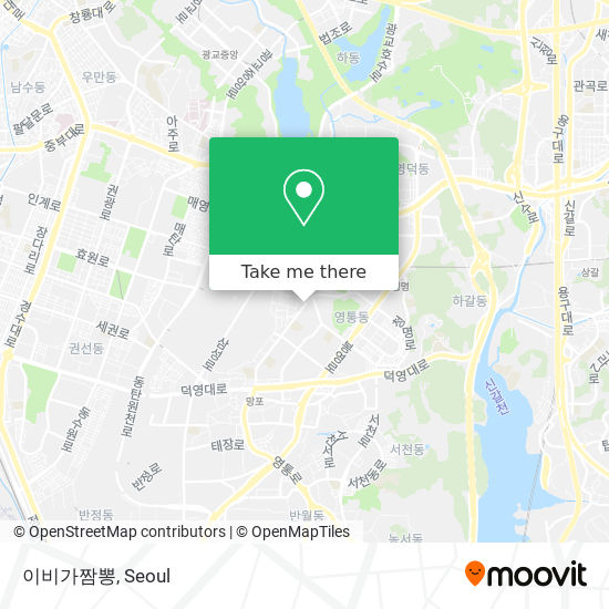 How to get to 이비가짬뽕 in 수원시, 경기도 by Bus or Subway | Moovit