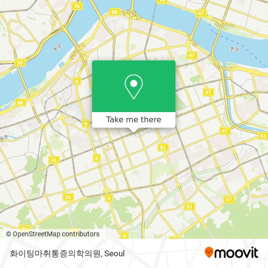 화이팅마취통증의학의원 map