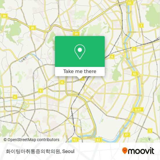 화이팅마취통증의학의원 map