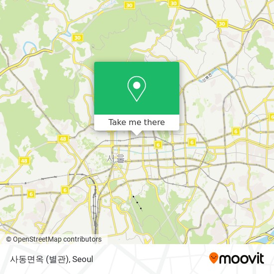 사동면옥 (별관) map