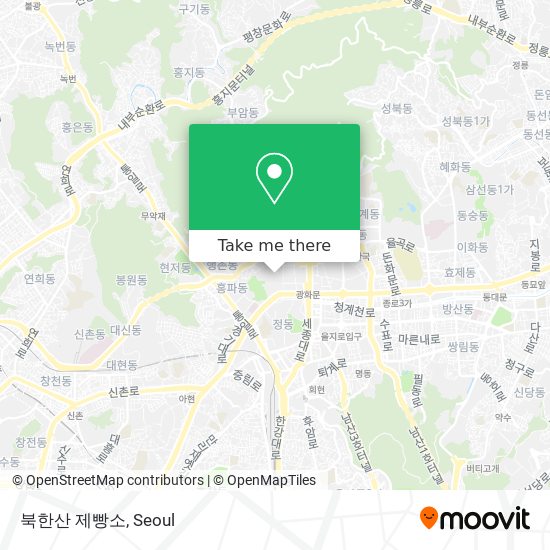 북한산 제빵소 map