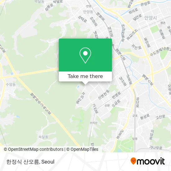 한정식 산오름 map