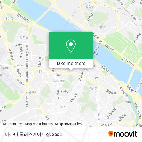 바나나 롤러스케이트장 map