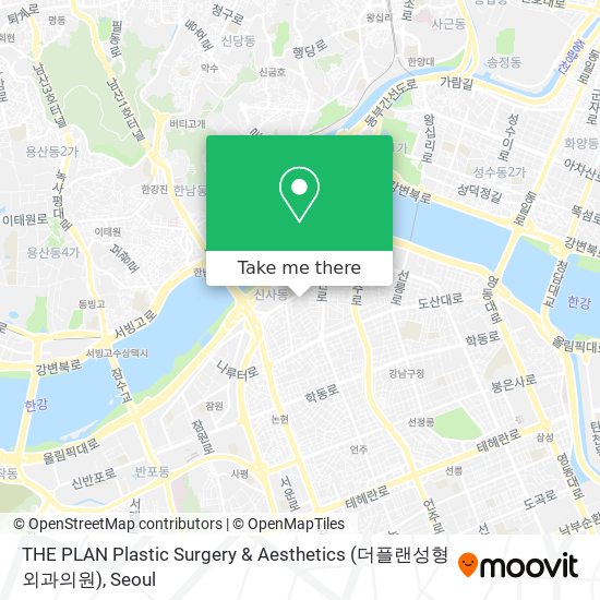 THE PLAN Plastic Surgery & Aesthetics (더플랜성형외과의원) map