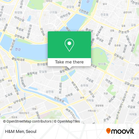 H&M Men map