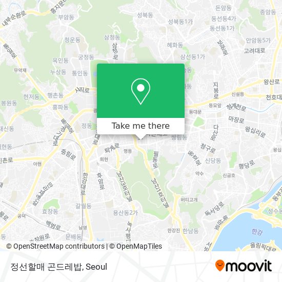 정선할매 곤드레밥 map