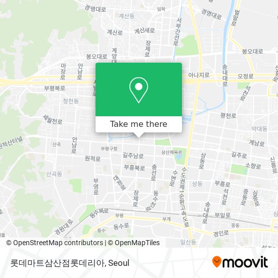 롯데마트삼산점롯데리아 map