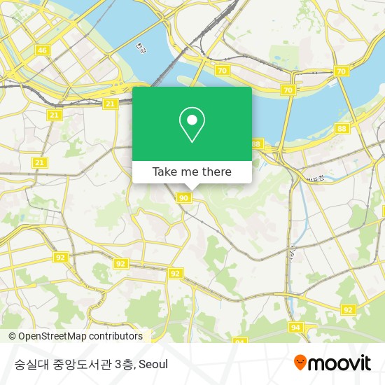 숭실대 중앙도서관 3층 map