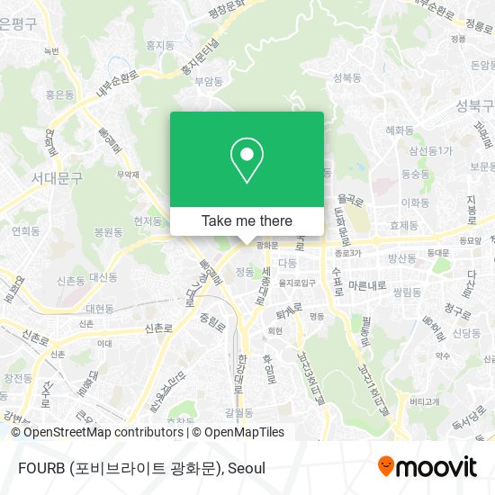 FOURB (포비브라이트 광화문) map