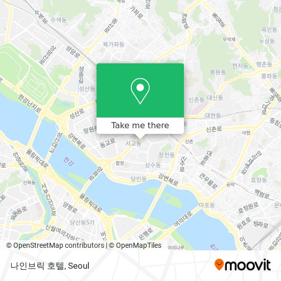 나인브릭 호텔 map