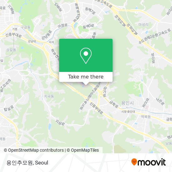 용인추모원 map