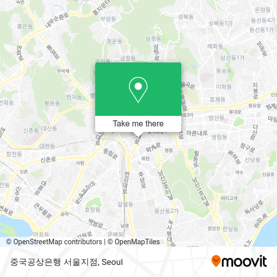 중국공상은행 서울지점 map
