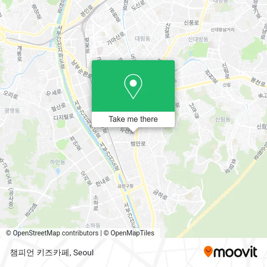 챔피언 키즈카페 map