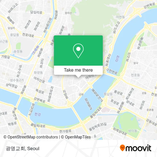광명교회 map