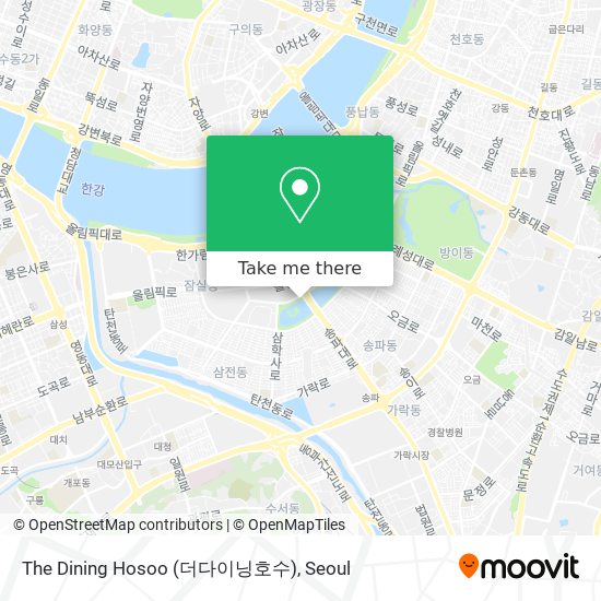The Dining Hosoo (더다이닝호수) map