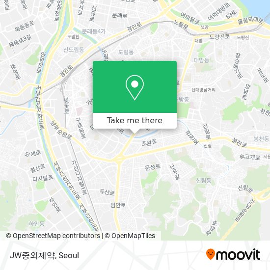 JW중외제약 map