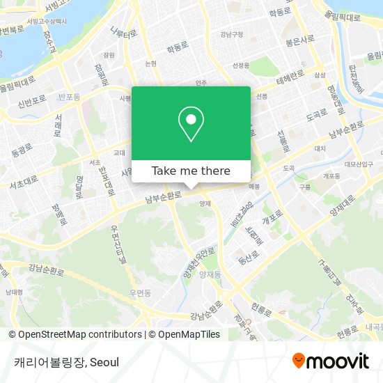 캐리어볼링장 map