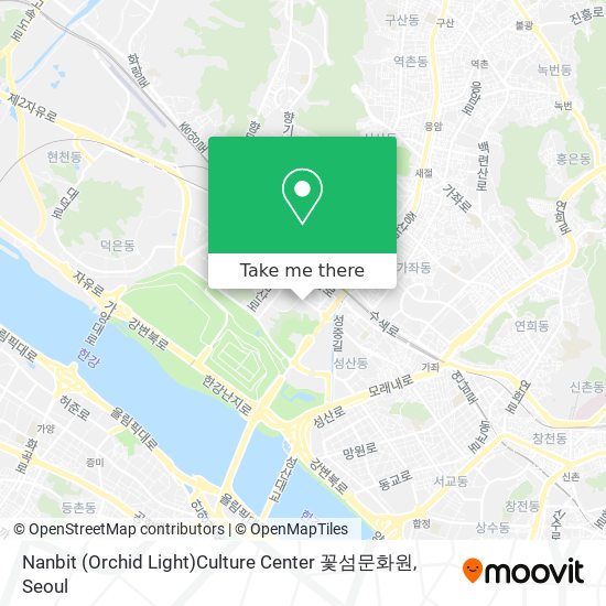 Nanbit (Orchid Light)Culture Center 꽃섬문화원 map