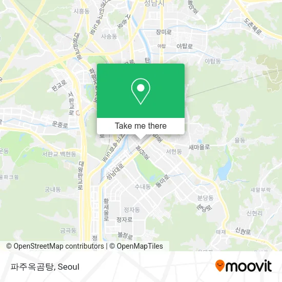 파주옥곰탕 map