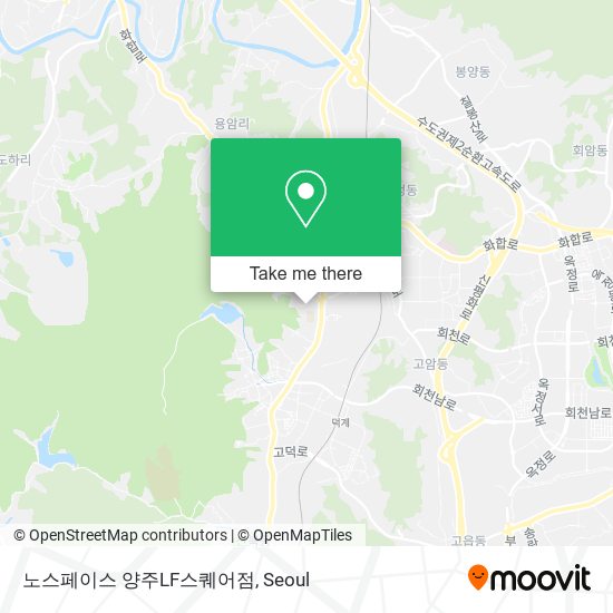 노스페이스 양주LF스퀘어점 map
