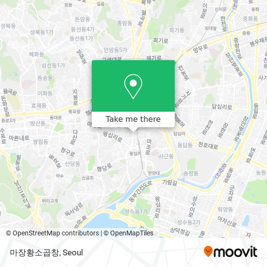 마장황소곱창 map