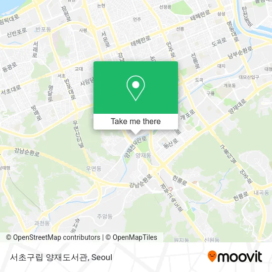 서초구립 양재도서관 map