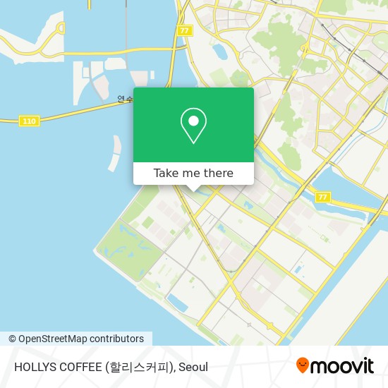 HOLLYS COFFEE (할리스커피) map