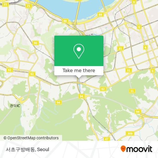 서초구방배동 map