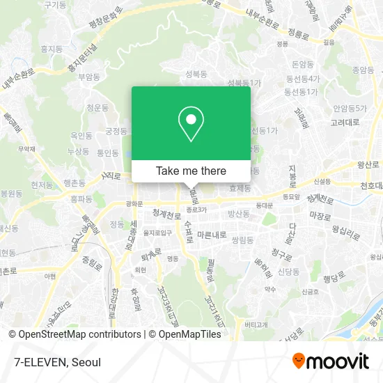 7-ELEVEN map