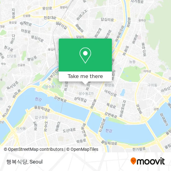 행복식당 map