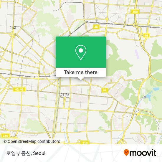 로얄부동산 map