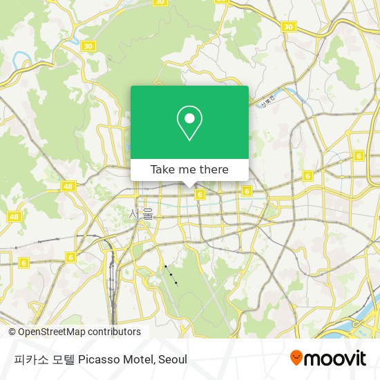 피카소 모텔 Picasso Motel map