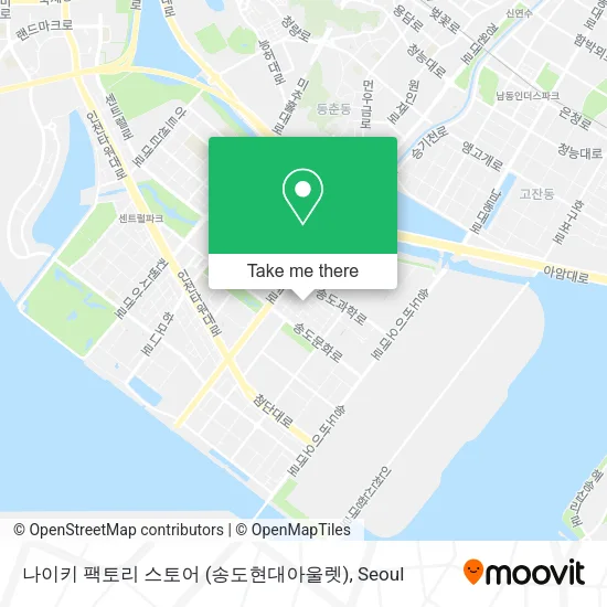 나이키 팩토리 스토어 (송도현대아울렛) map