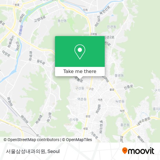 서울삼성내과의원 map