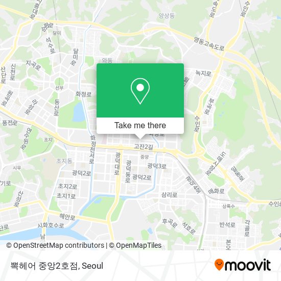 뽁헤어 중앙2호점 map