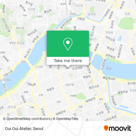 Oui Oui Atelier map