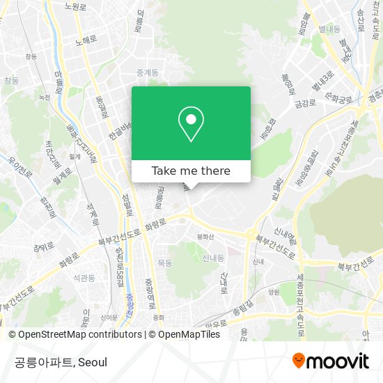 공릉아파트 map