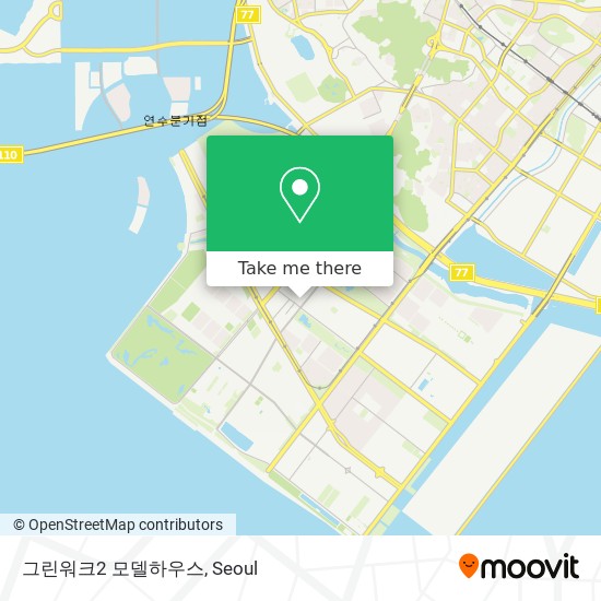 그린워크2 모델하우스 map