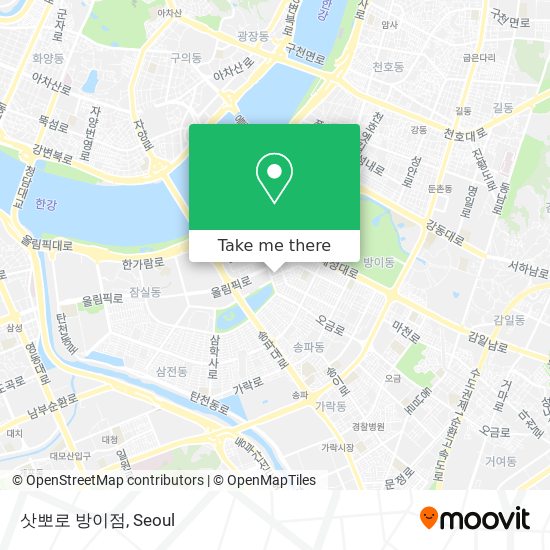 삿뽀로 방이점 map