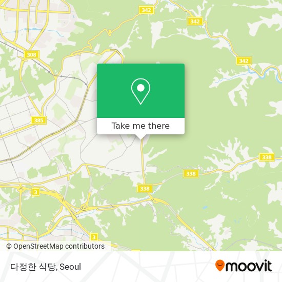 How to get to 다정한 식당 in 성남시, 경기도 by Subway or Bus | Moovit