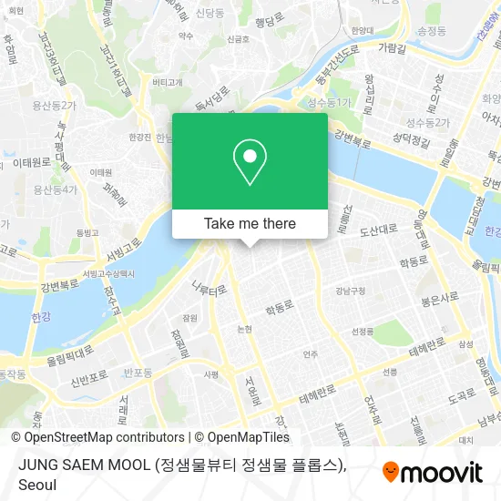 JUNG SAEM MOOL (정샘물뷰티 정샘물 플롭스) map