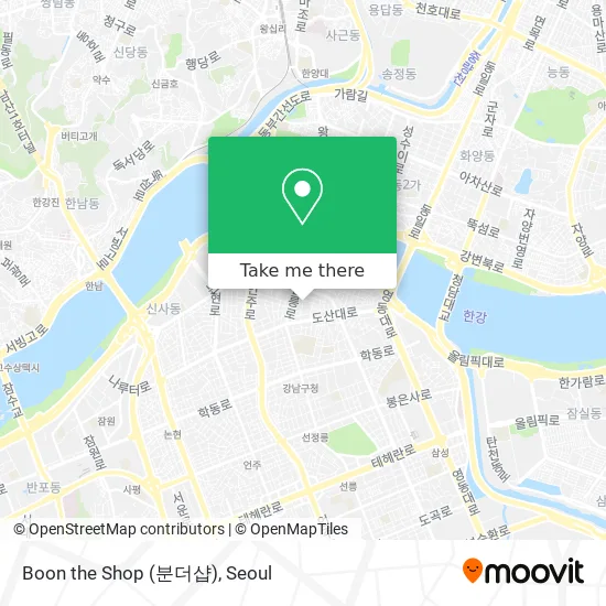 Boon the Shop (분더샵) map
