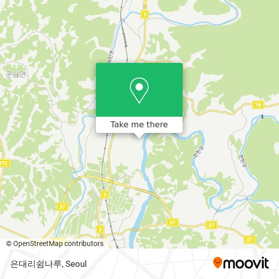 은대리쉼나루 map