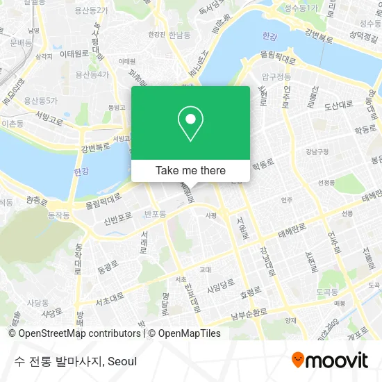 수 전통 발마사지 map